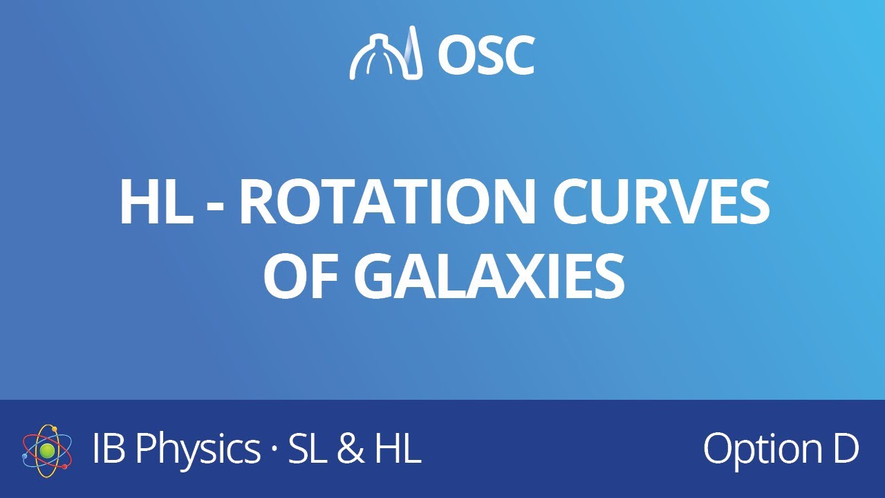HL &ndash; Rotation curves of galaxies [IB Physics HL]