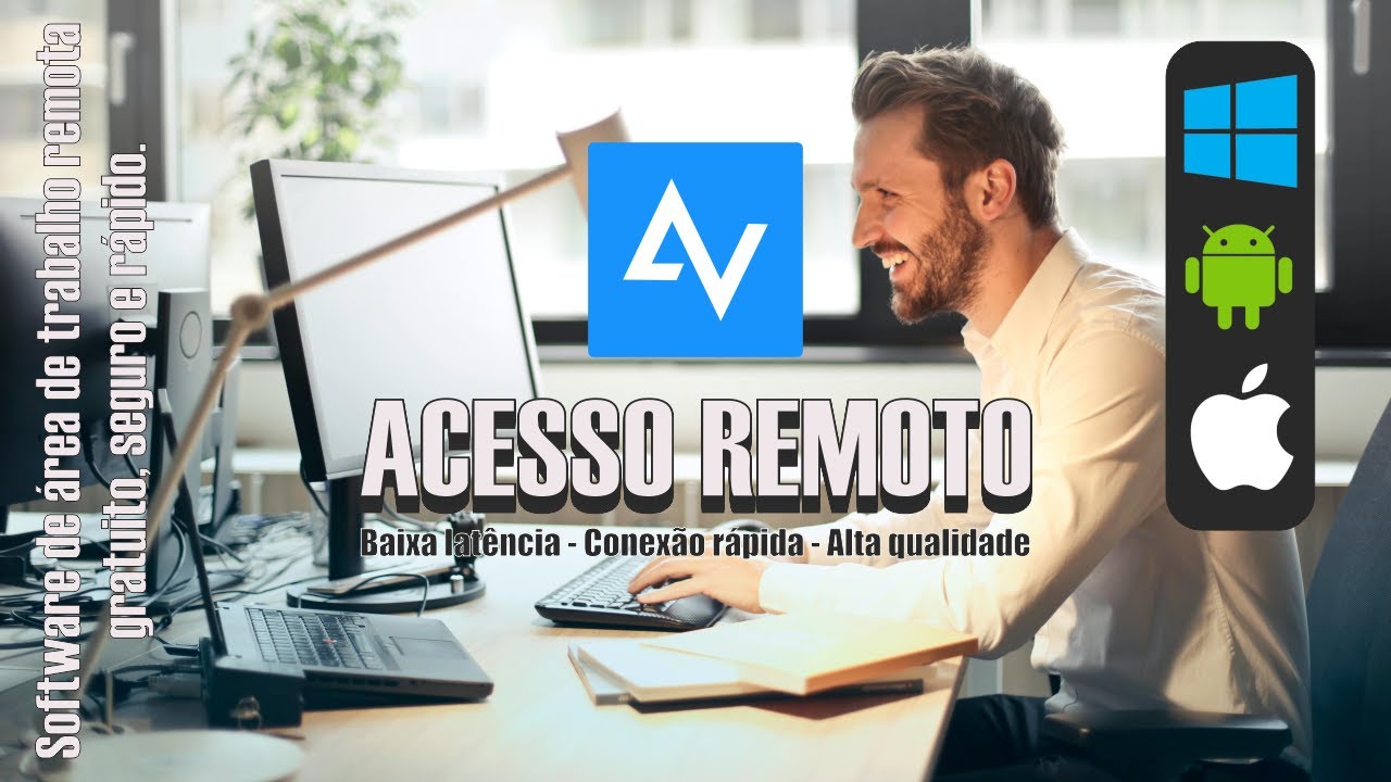ACESSO REMOTO F&Aacute;CIL / ANYVIEWER #remotedesktop