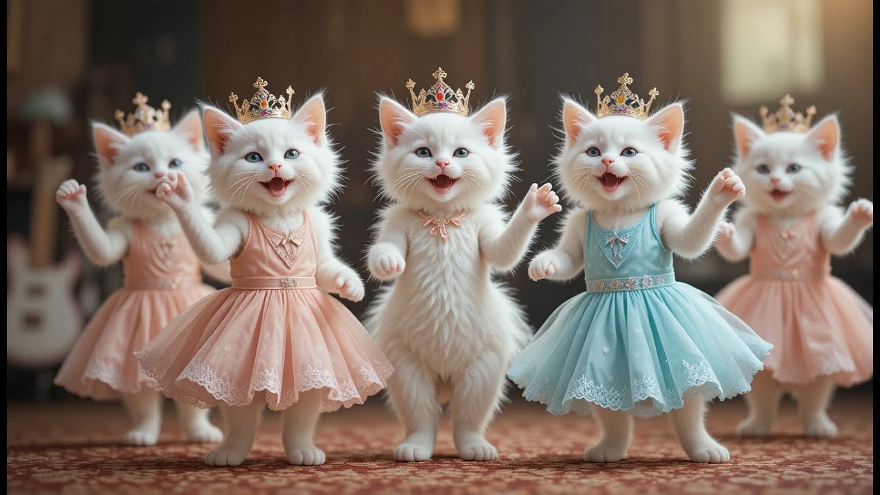 Cat Dance 😻🎶 | Cutest Cat Dance Video | Funny Dancing Cats | AiCat Jamz