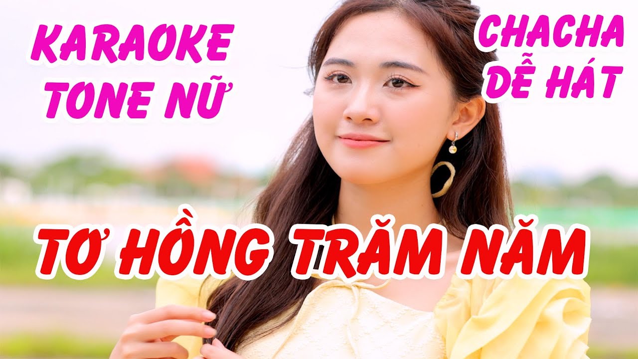 KARAOKE TƠ HỒNG TRĂM NĂM BEAT NỮ CHACHA | NHẠC ĐÁM CƯỚI | Yến Vy Organ