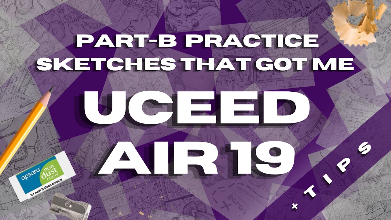 how toppers actually practice for UCEED | AIR 19 | IITH