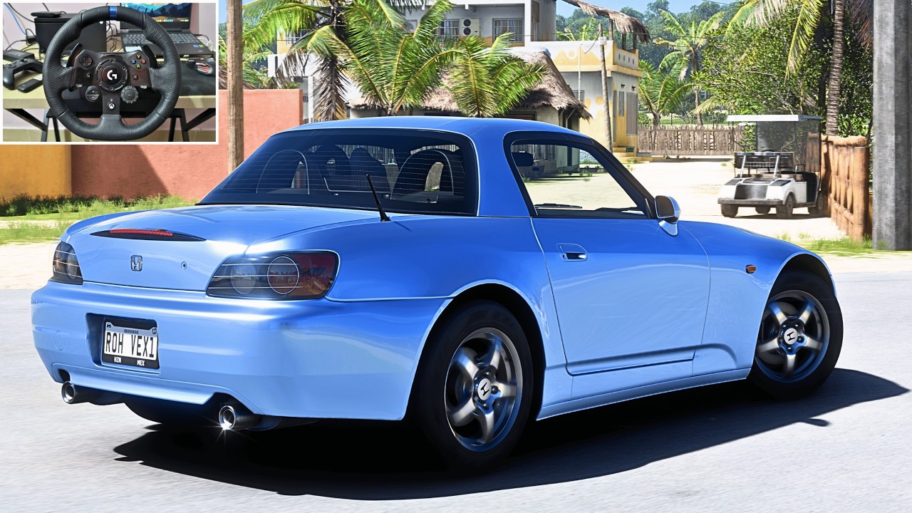 Forza Horizon 5 Honda S2000 2003 247 HP | G923 Wheel Cam Relaxing Drive 4K No Commentary