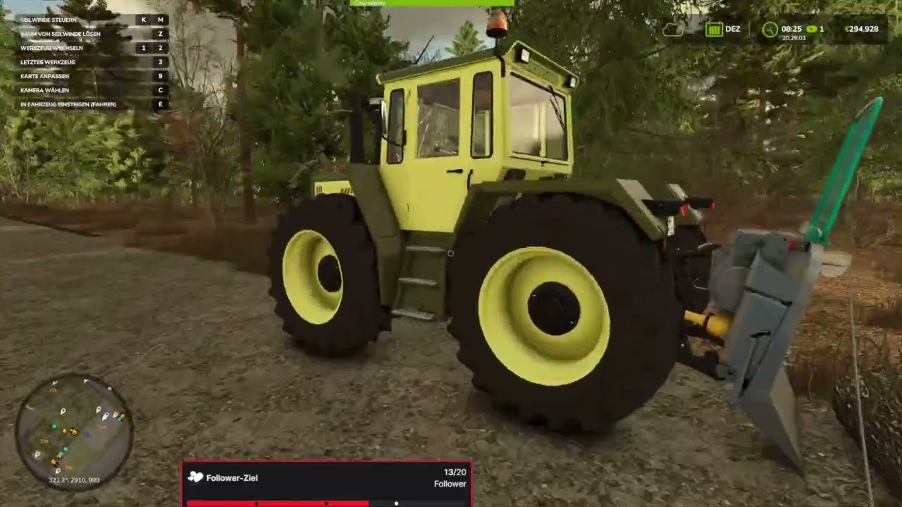 🎥 LS25 NF Marsch – Wald & Feldarbeit & Neue Produktion! 🌾🌲