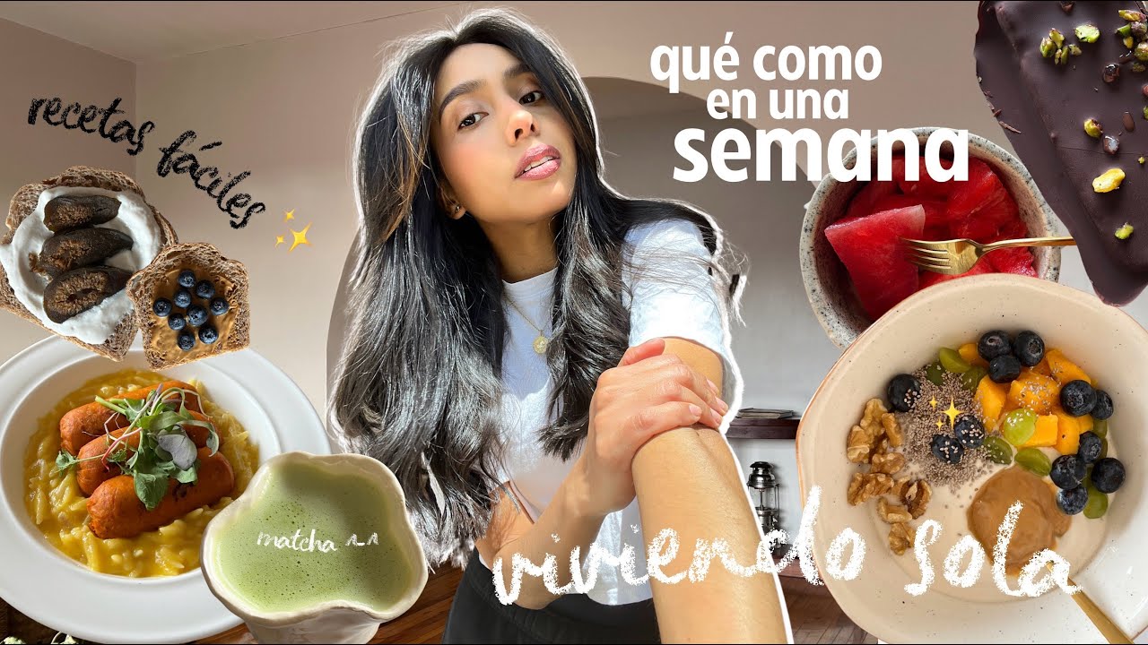 Lo que como en una semana (realista y fácil)