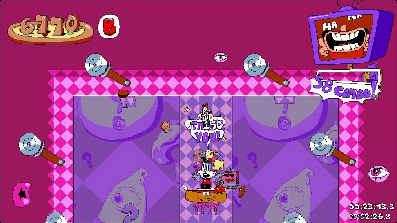 Pizza Tower Lap 3 Deluxe - Bloodsauce Dungeon Lap 3 P-Rank (with key)