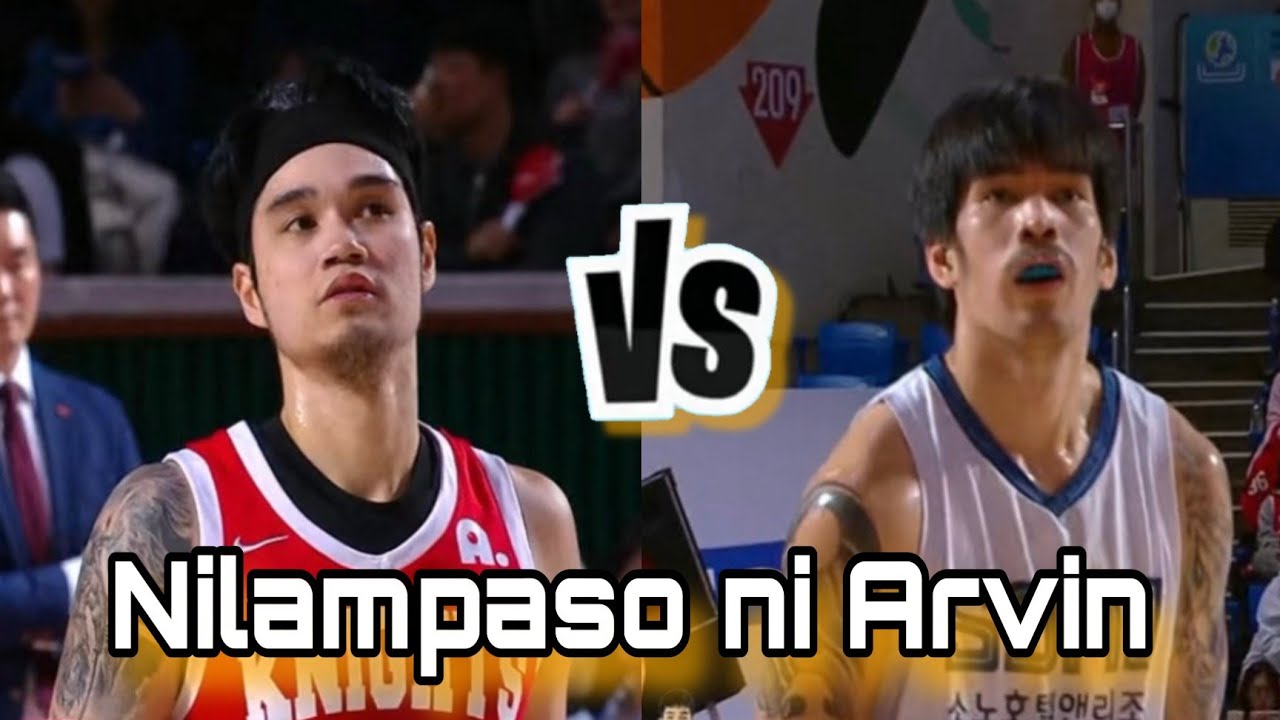 Pinanis at Tinambakan Arvin Tolinteno(W) 26pts 6rebs 2asts vs Kevin Quiambao(L) 9pts 7rebs 3asts