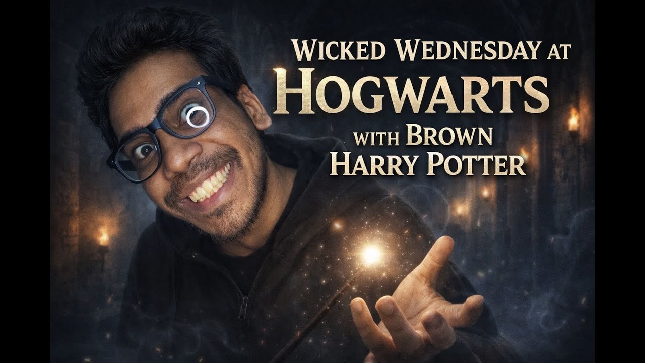 Wicked Wednesday at Hogwarts with Brown Harry Potter!