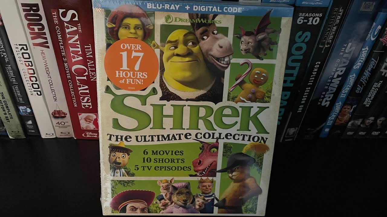 Shrek The Ultímate Collection Blu-ray Unboxing