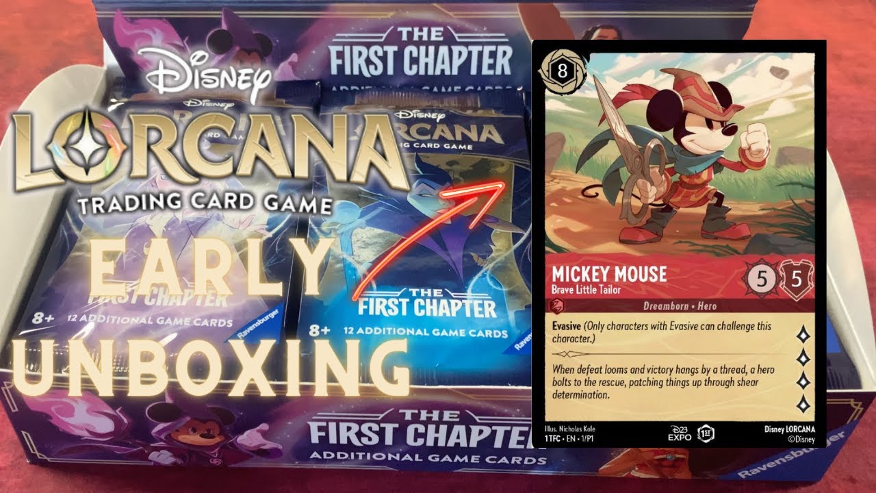 Disney LORCANA - THE FIRST CHAPTER BOOSTER BOX OPENING. WHAT ARE THE PULL RATES??
