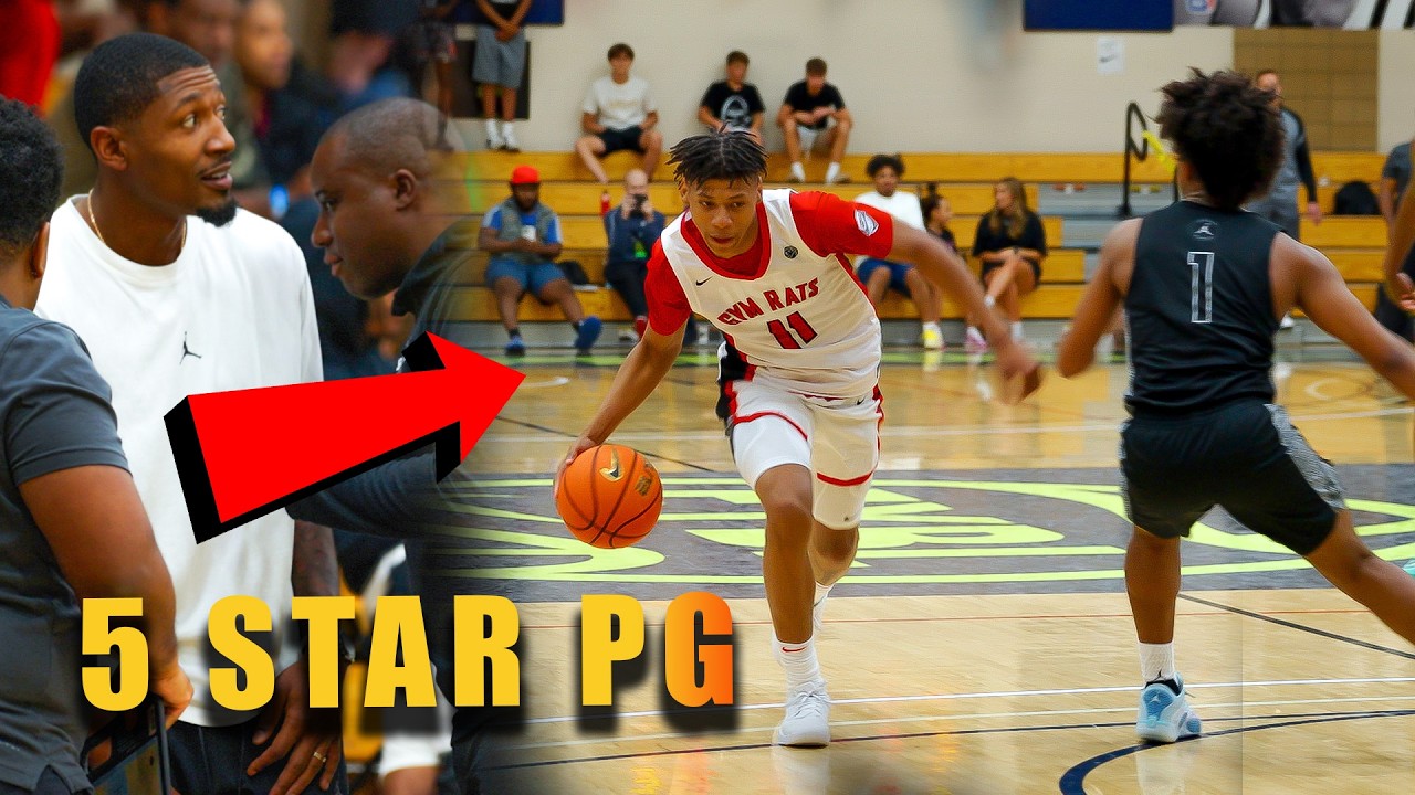 5 Star Jeremiah Fears Is a Pro?!? Indy Gym Rats vs Brad Beal Elite Nike EYBL Peach Jam