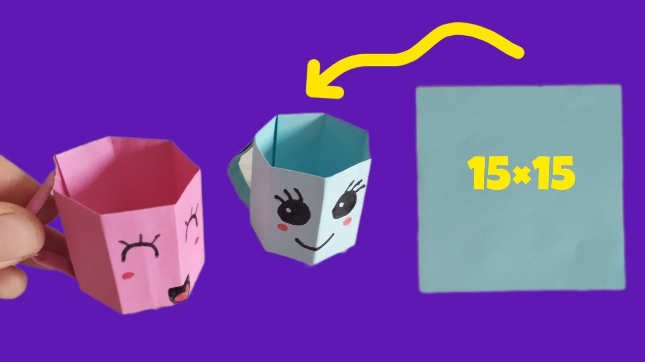 making paper glass / DIY simple glass with paper