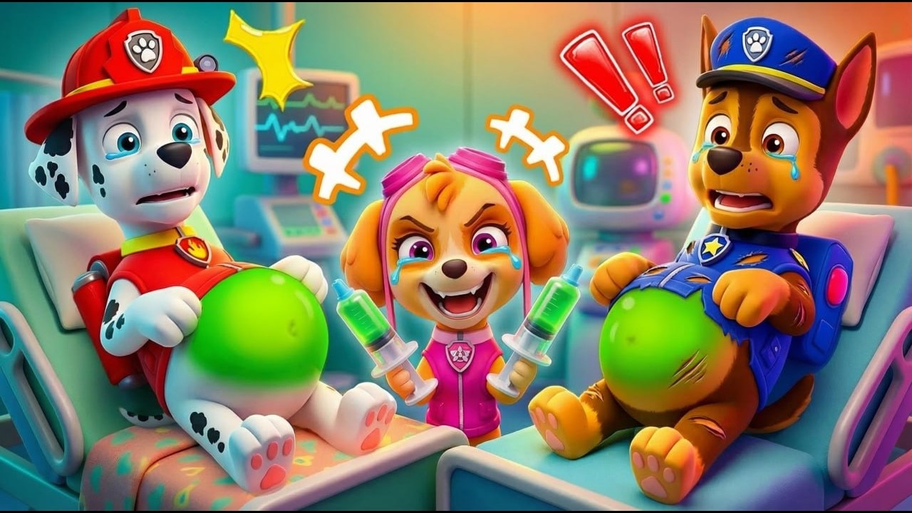 What Happened?! Mermaid Chase and Marshall in Trouble! What Is Skye Doing? | Rainbow 3