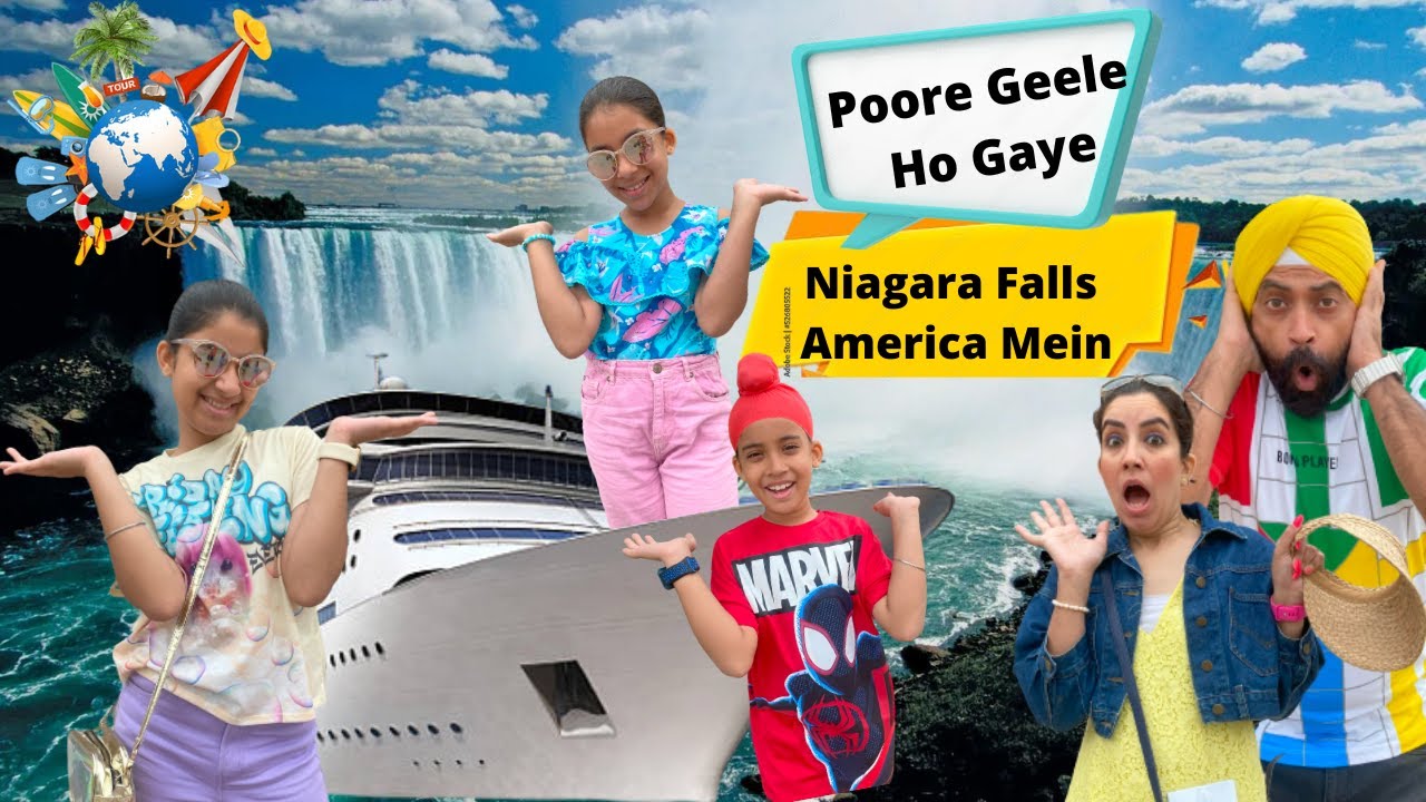 Poore Geele Ho Gaye Niagara Falls America Mein | RS 1313 VLOGS | Ramneek Singh 1313