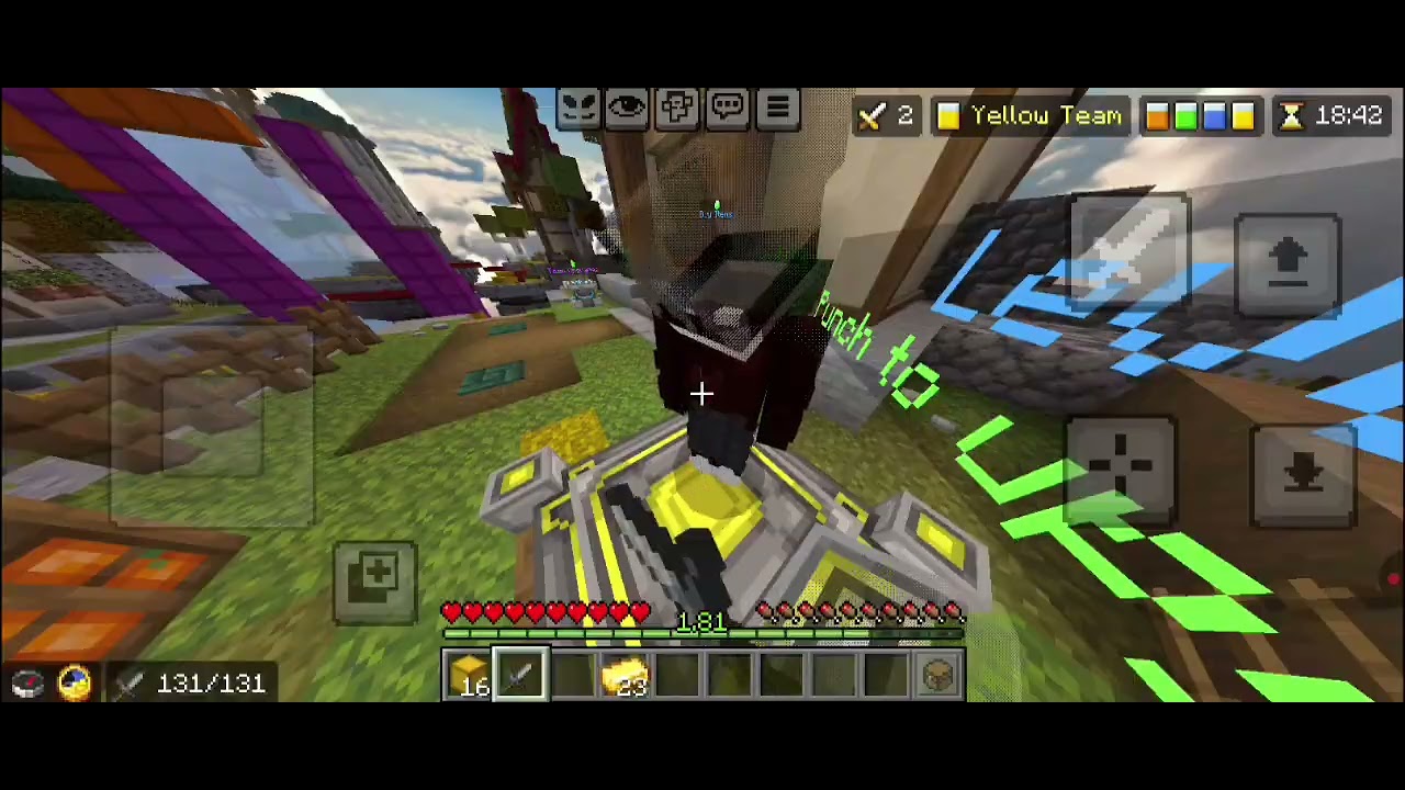Hive bedwars with my noob brother👿
