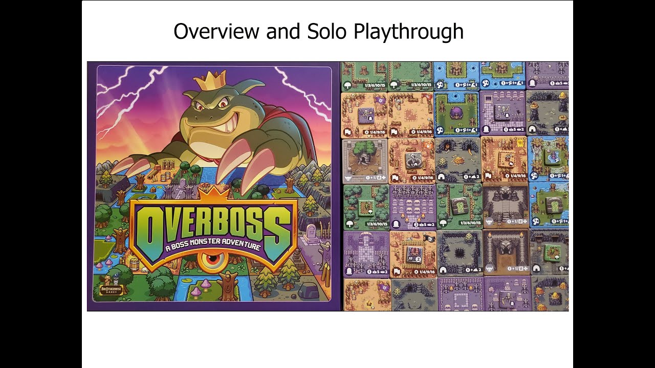 Overboss Solo Playthrough and Overview