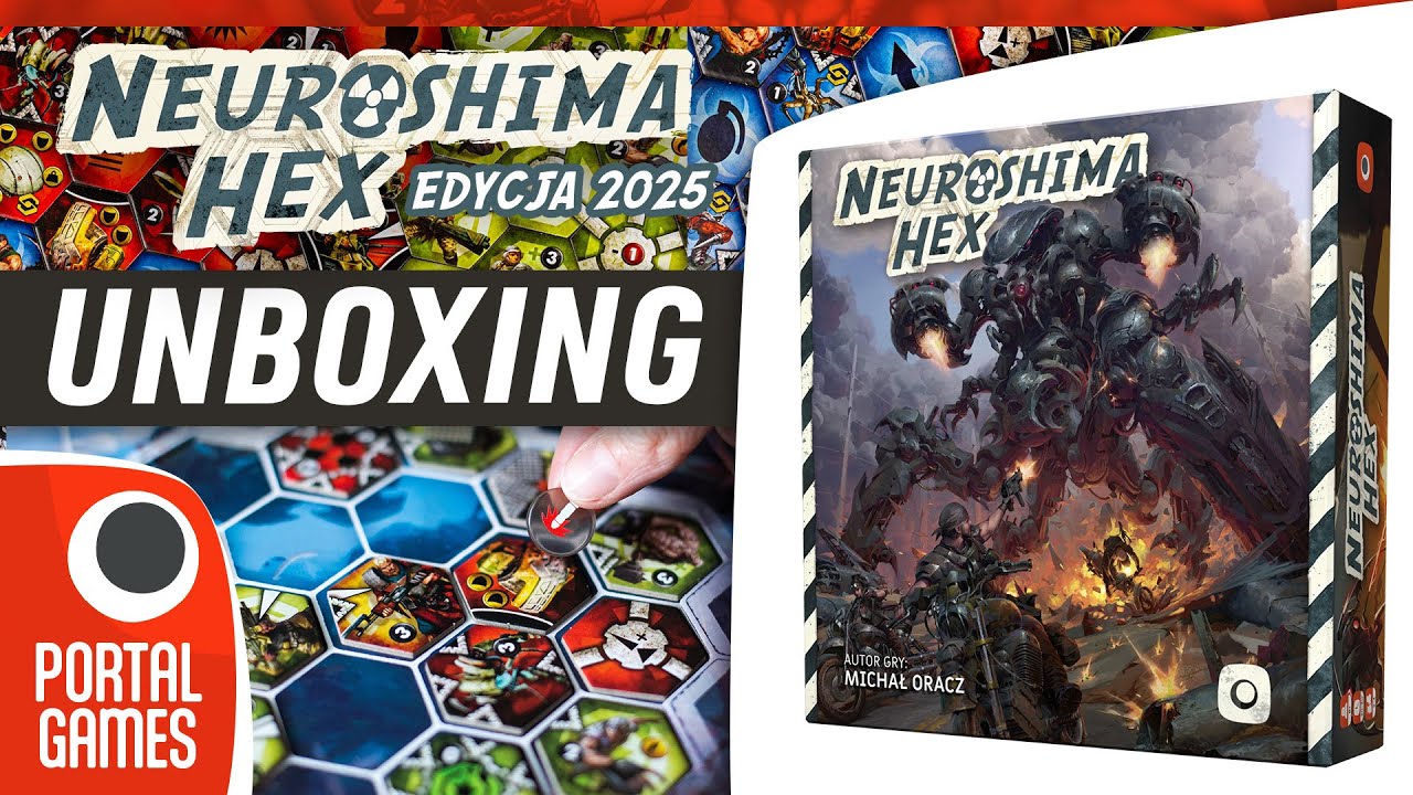 Neuroshima Hex: Edycja 2025 | Otwieramy pudełko! | Portal Games