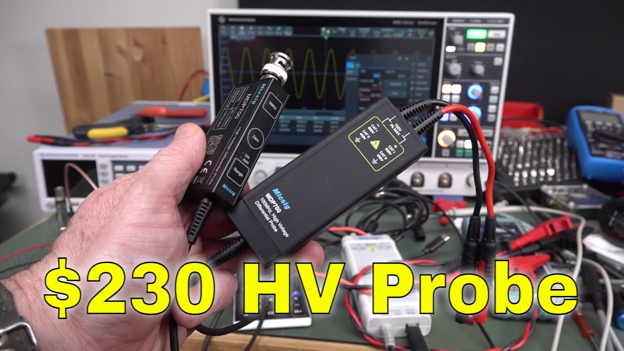 EEVblog 1631 - $230 Micsig MDP700 HV Differential Probe Review