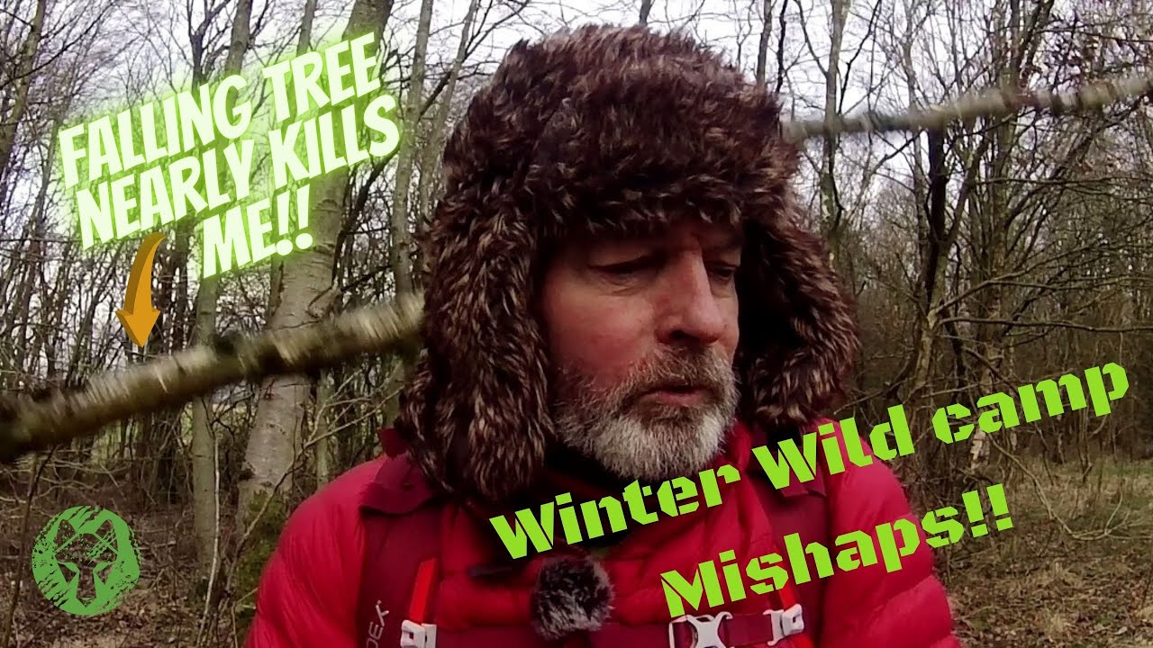 Winter Wild Camping Mishaps | Fallen Tree nearly Killed Me | Wild Camping UK | Backpacking | Vango