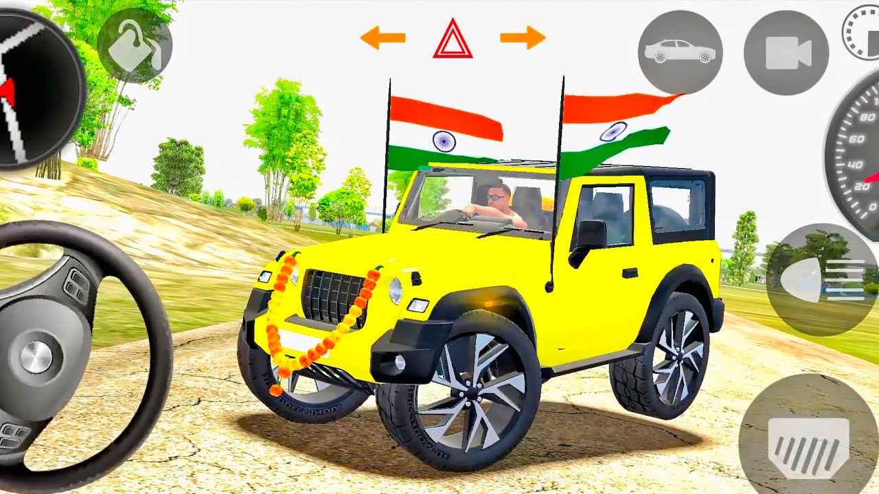 Modified Mahindra Thar😈Games:Indian Yellow Thar (Gadi Wala Games) Car Game Android Game - #2026