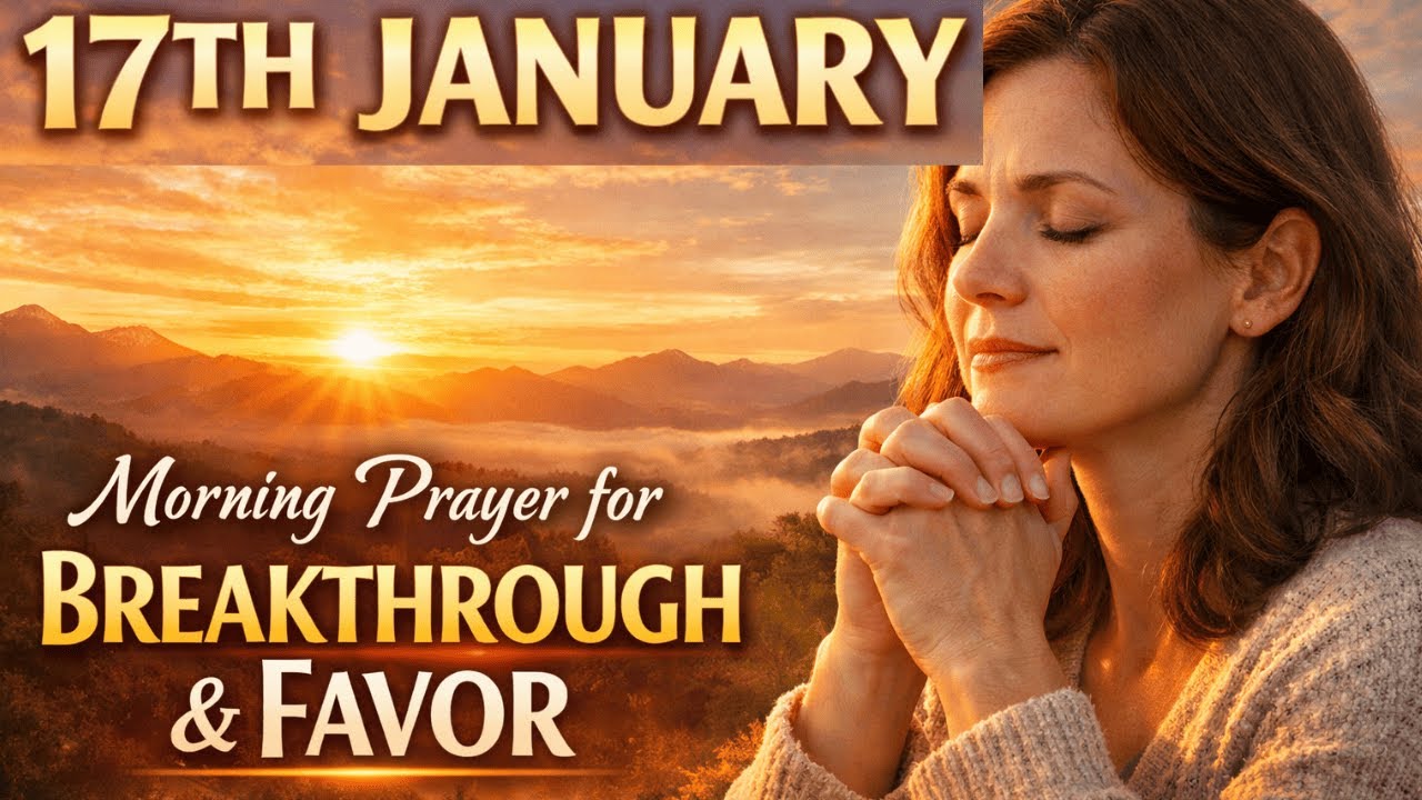 JANUARY 17 PRAYER: Powerful Morning Prayer For Breakthrough, Protection And Favor