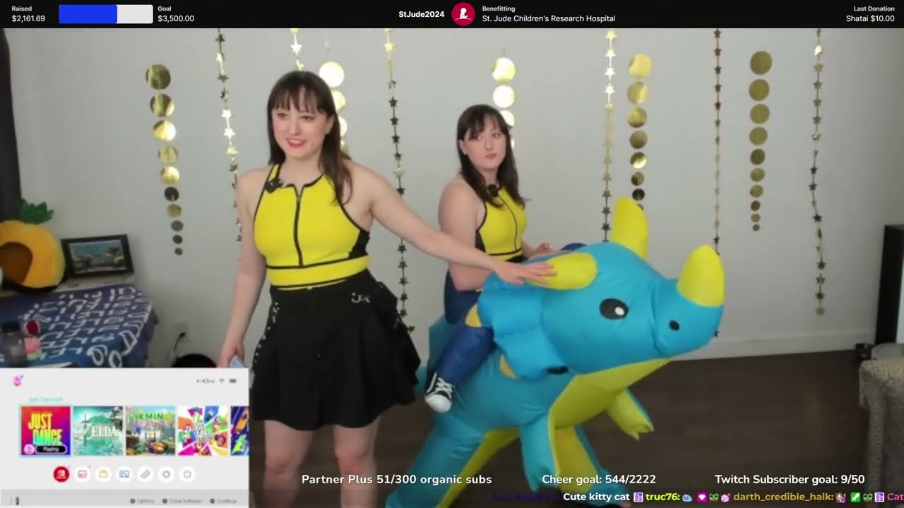 Just Dance - Dance-A-Thon for St. Jude Charity Stream 2024 with Twins Just Dance 2024 full gameplay