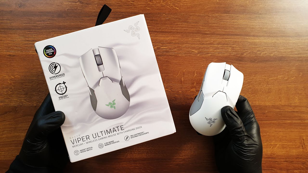Razer Viper Ultimate Wireless Gaming Mouse Unboxing | ASMR | V-Unbox