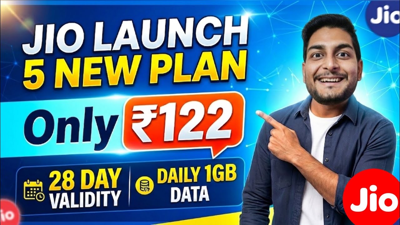 Jio Launch 5 New Plan Only ₹122 With 28 Day Validity | TRAI Action On Jio 
