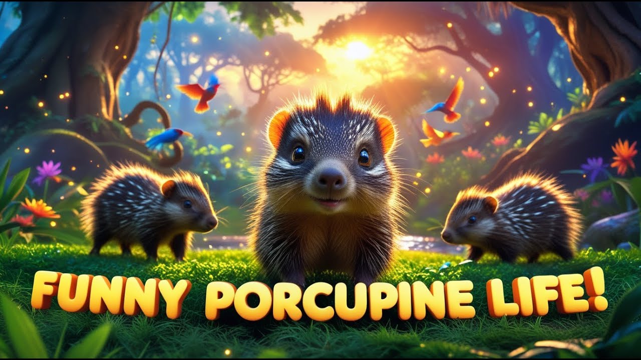 Porcupine Facts in Amazon | 3D Wildlife Adventure | Quills, Defense & Survival in the Wild