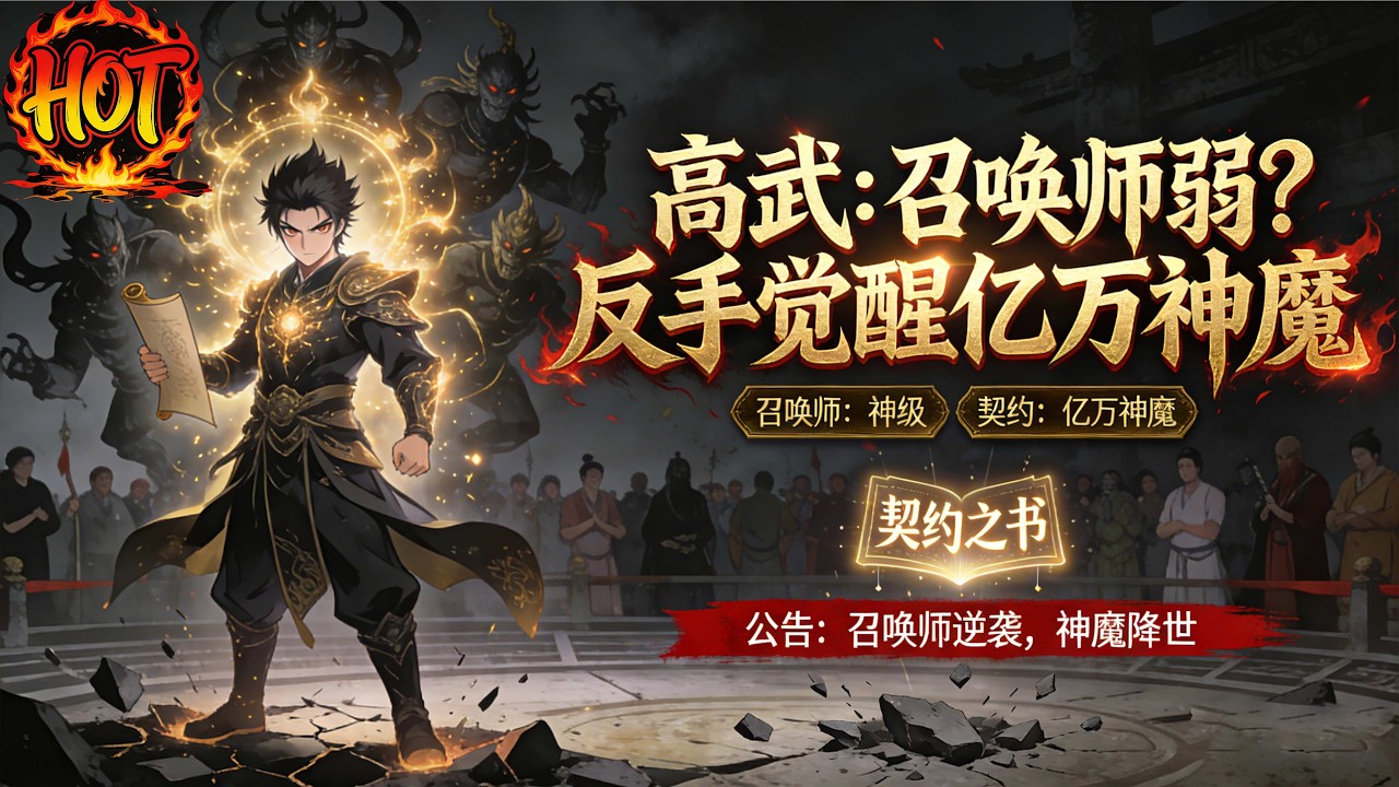 ✨【强推】《高武：召唤师弱？反手觉醒亿万神魔》1--100集林尘穿越到高武世界，觉醒SSS级召唤天赋却被视作废物，幸得神级召唤系统绑定。#穿越 #末世 #异能 ##动态漫画# 漫野推文