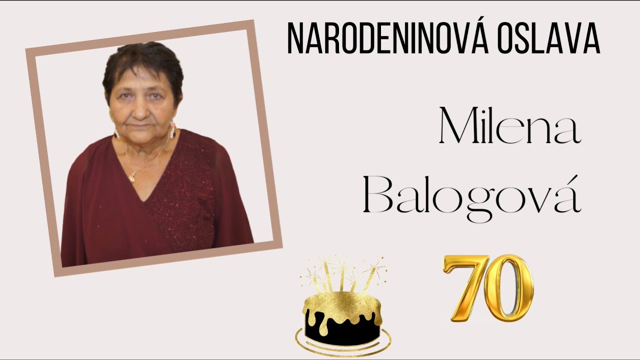 Milena Balogová-Narodeninovia oslava 70 rokov-15 .07.2023