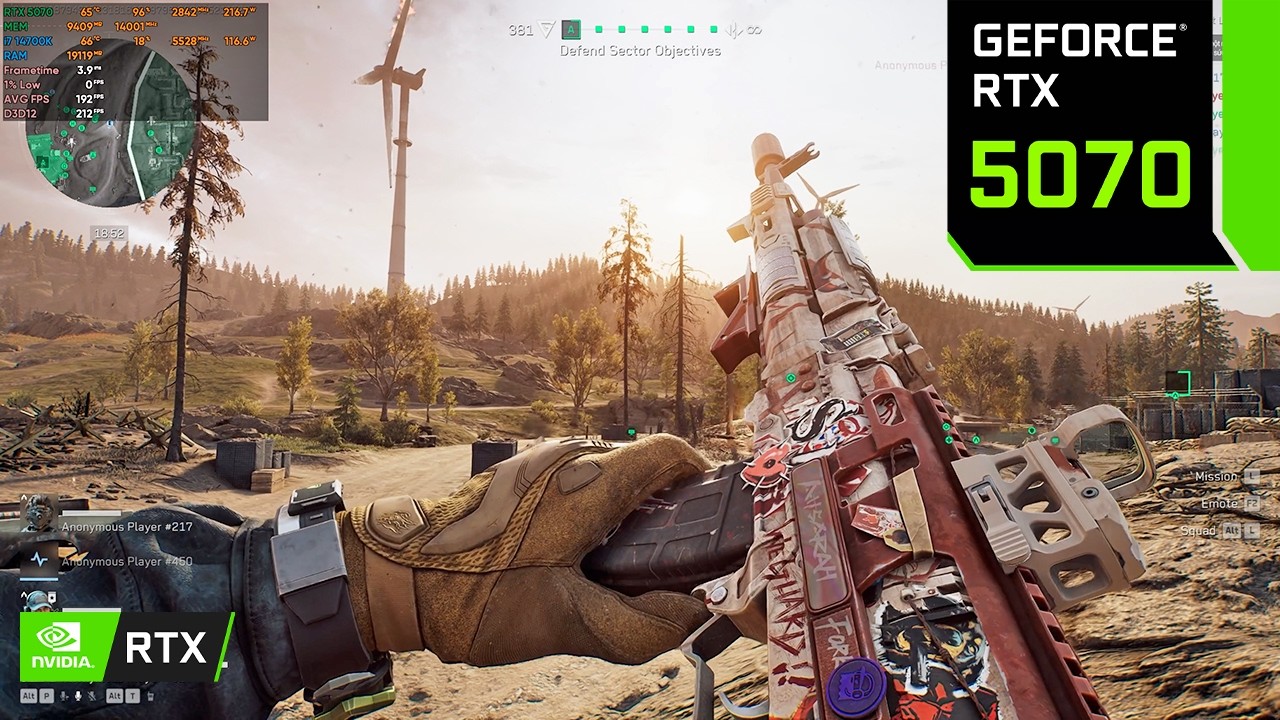 Delta Force 1440p Max Settings: RTX 5070 + i7 14700K | DLSS On | AKM Gameplay