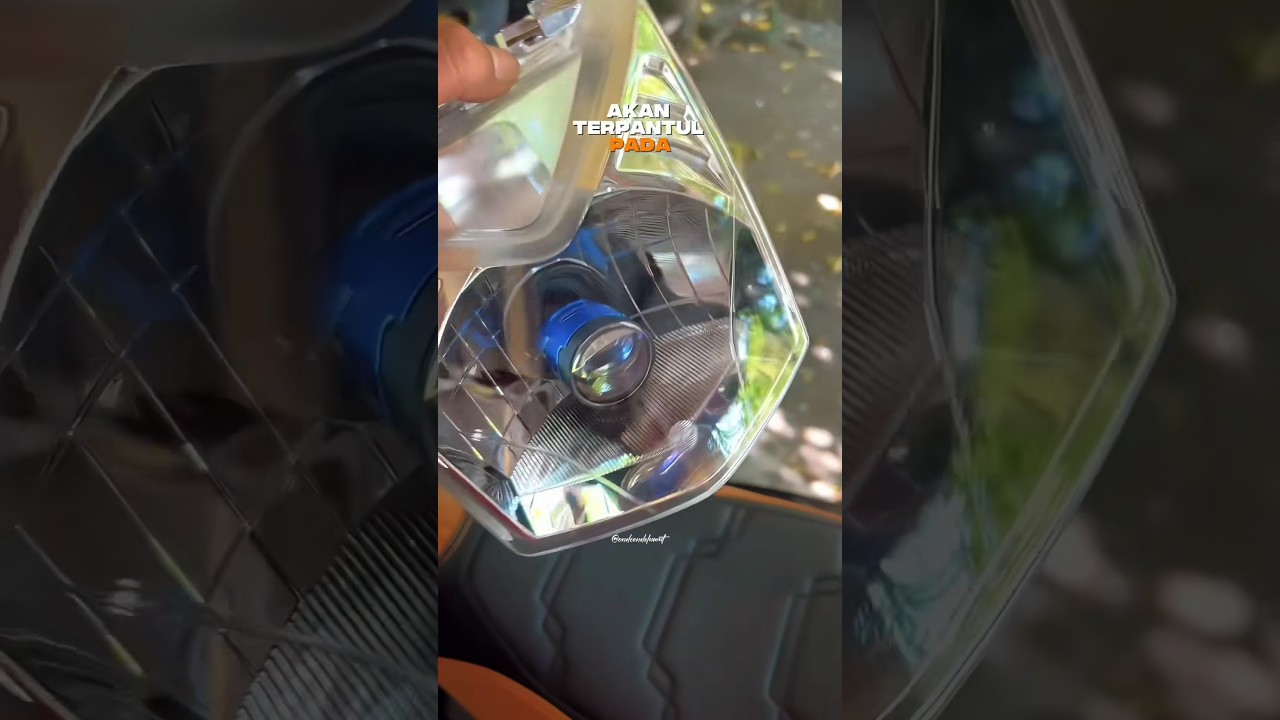 TUTORIAL CUSTOM REFLEKTOR JADI PNP LAMPU H4 #lampuh4 #biled #mtstarh4