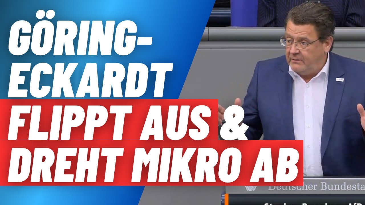 G&ouml;ring-Eckardt flippt aus und dreht Mikro ab