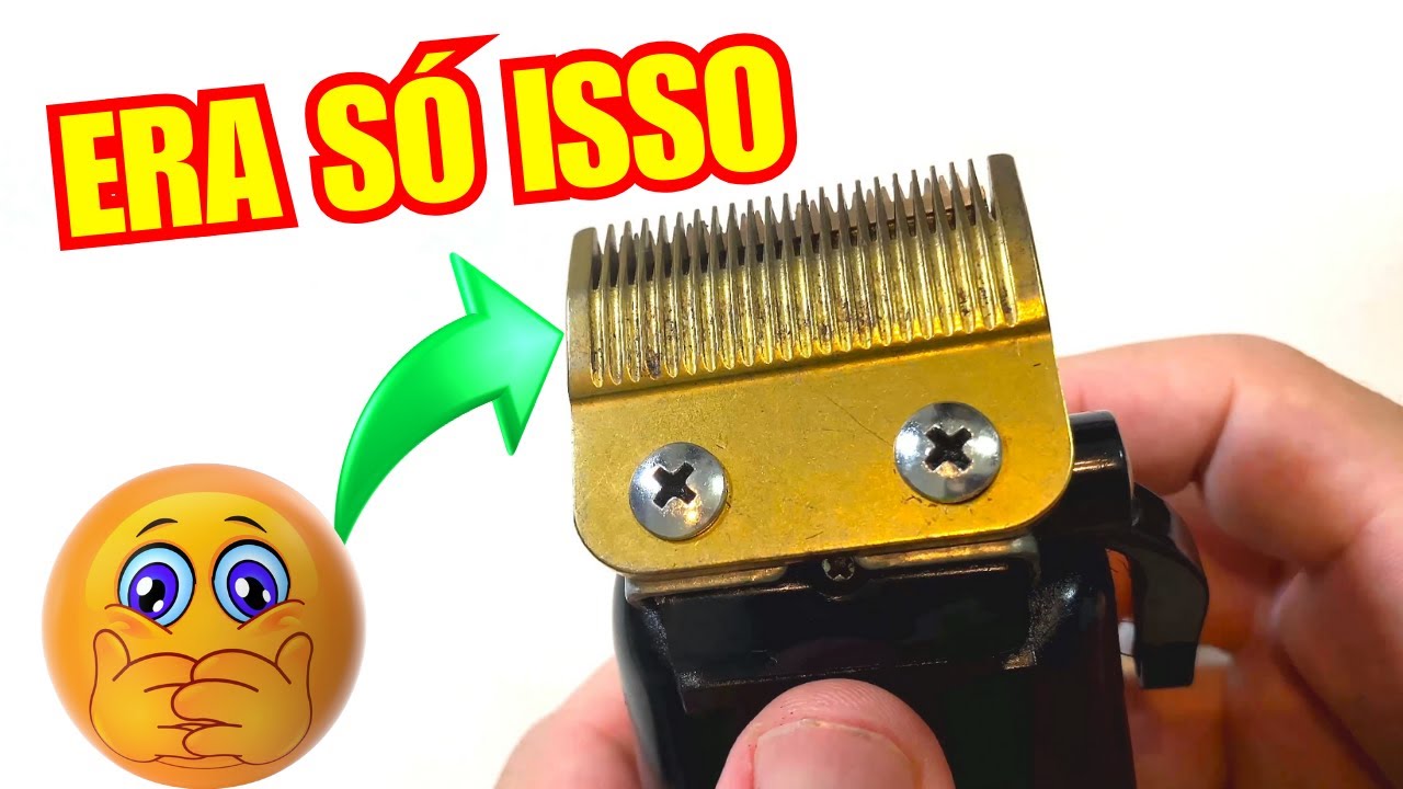 💡NÃO JOGUE FORA - Como regular ajustar lâmina máquina de cortar cabelo