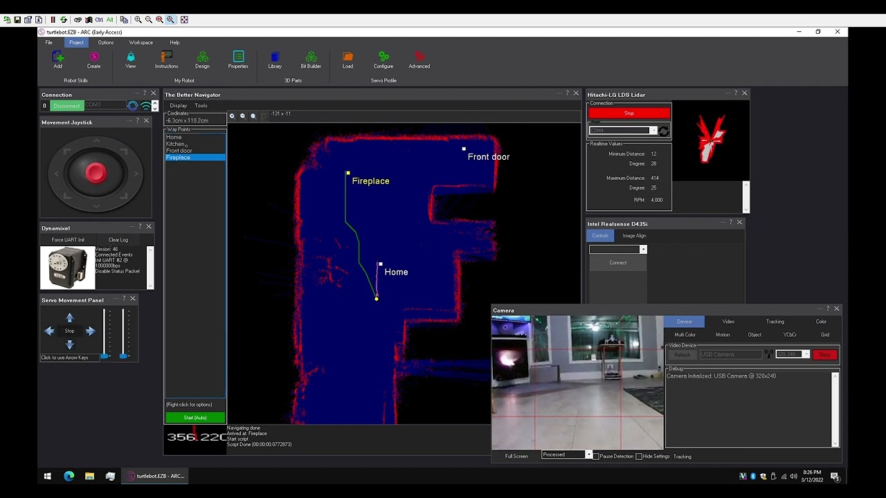 The Better Navigator for ARC (SLAM & Autonomous Path Planning)
