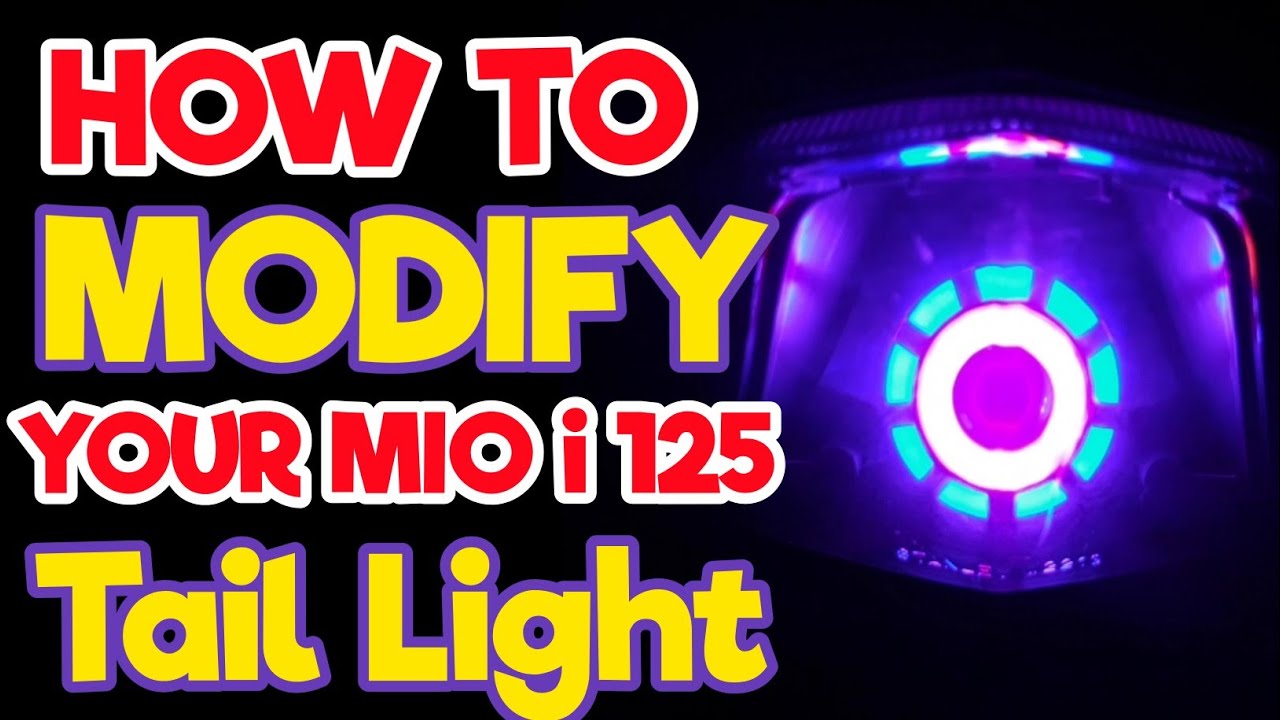 Tail Light Modification | Mio i 125