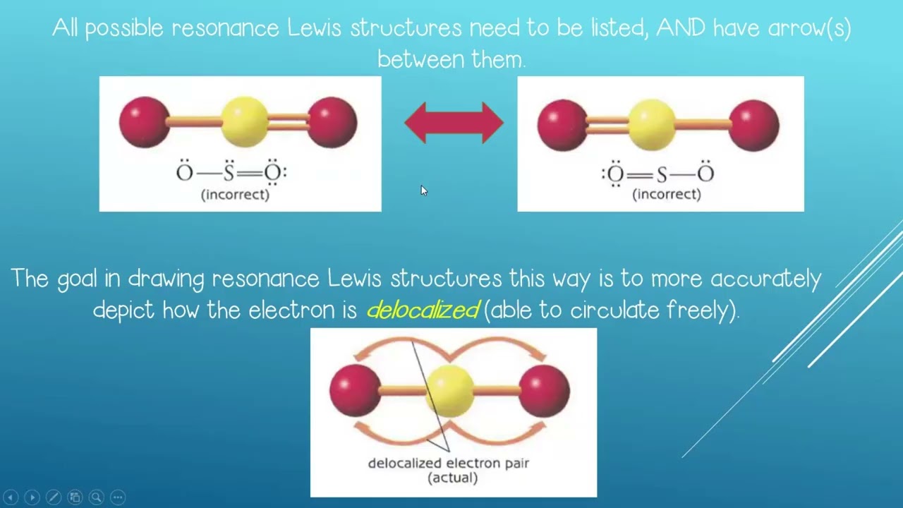 9.2 part 1 Resonance:  Delocalized Electrons in Covalent Molecules