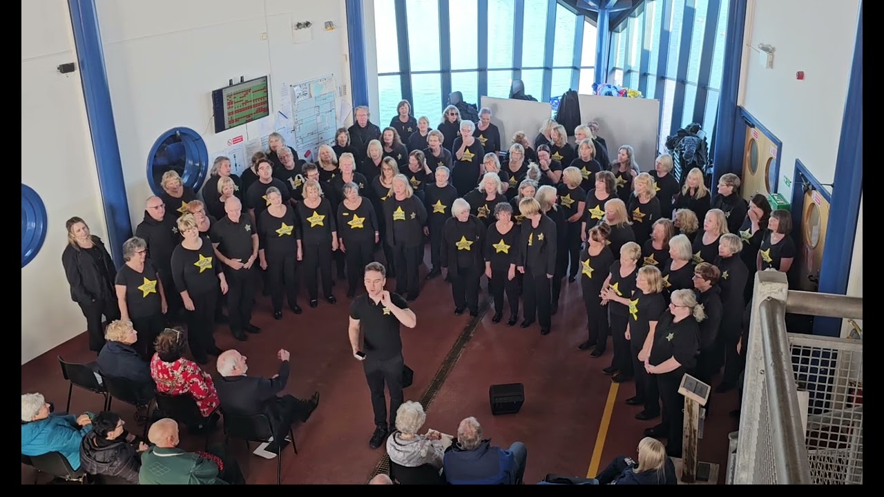 Rock Choir Lytham RNLI 200TH Anniversary  5th Oct  2024 in St Anne's Boat House