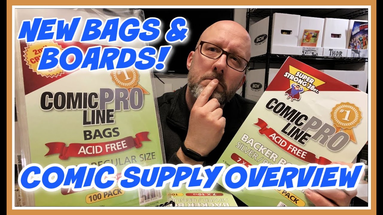I THINK ABOUT THIS WAY MORE THAN I CARE TO ADMIT! - OVERVIEW OF COMIC PRO LINE COMIC BAGS & BOARDS
