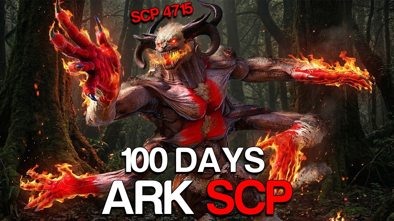 100 Ngày Săn Bắt Thực Thể Dị Thường Trong ARK SCP - NQH