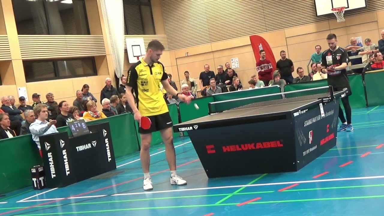 Folwarski Mod  Defense Valenta 3 20251206 2 Bundesliga Table Tennis Windsbach Hilpoltstein Stativ Re