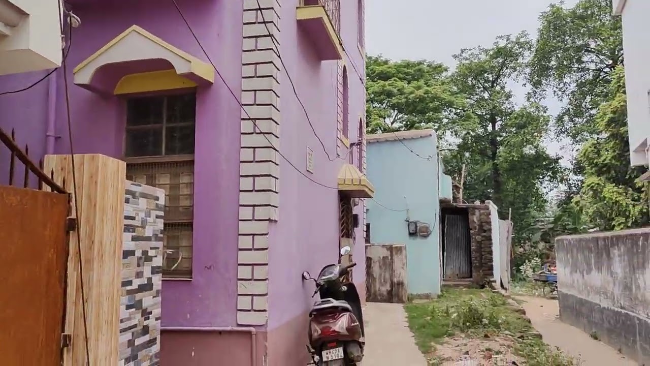 Beautiful Pink House in Burdwan । বর্ধমান পুলিশ লাইনের কাছে দুতলা বাড়ি