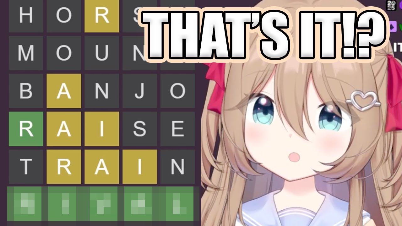 Neuro-sama Shocks Everyone Beating Today's Wordle