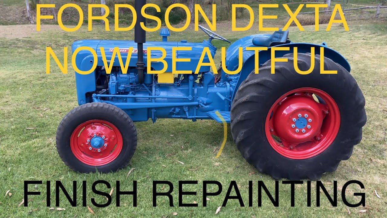 FORDSON DEXTA. ДАВАЙТЕ ПЕРЕКРАШИМ ЕГО. ЧАСТЬ 2. И ЗАКОНЧИМ.