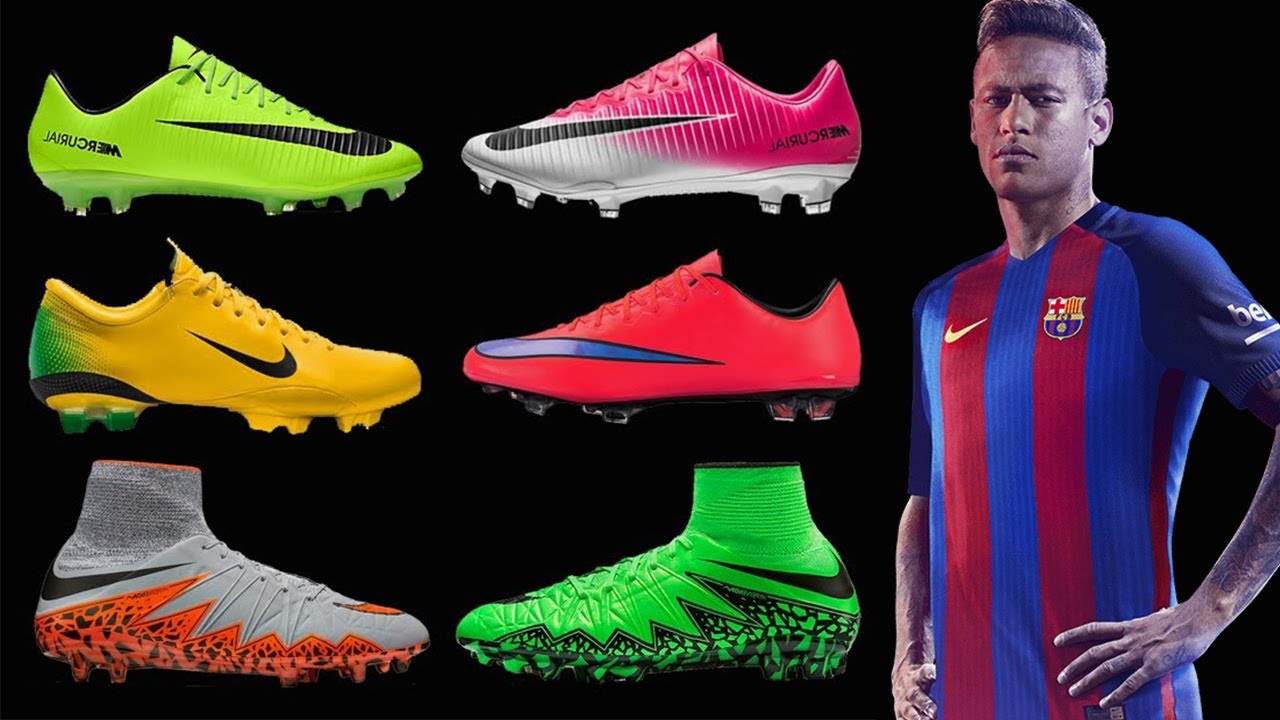 A EVOLUÇÃO DAS CHUTEIRAS DO NEYMAR!!! (DE 2005 ATÉ 2017)