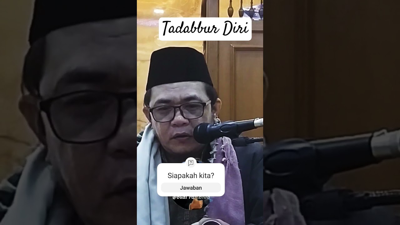 Kajian Bakda subuh Tadabbur Diri