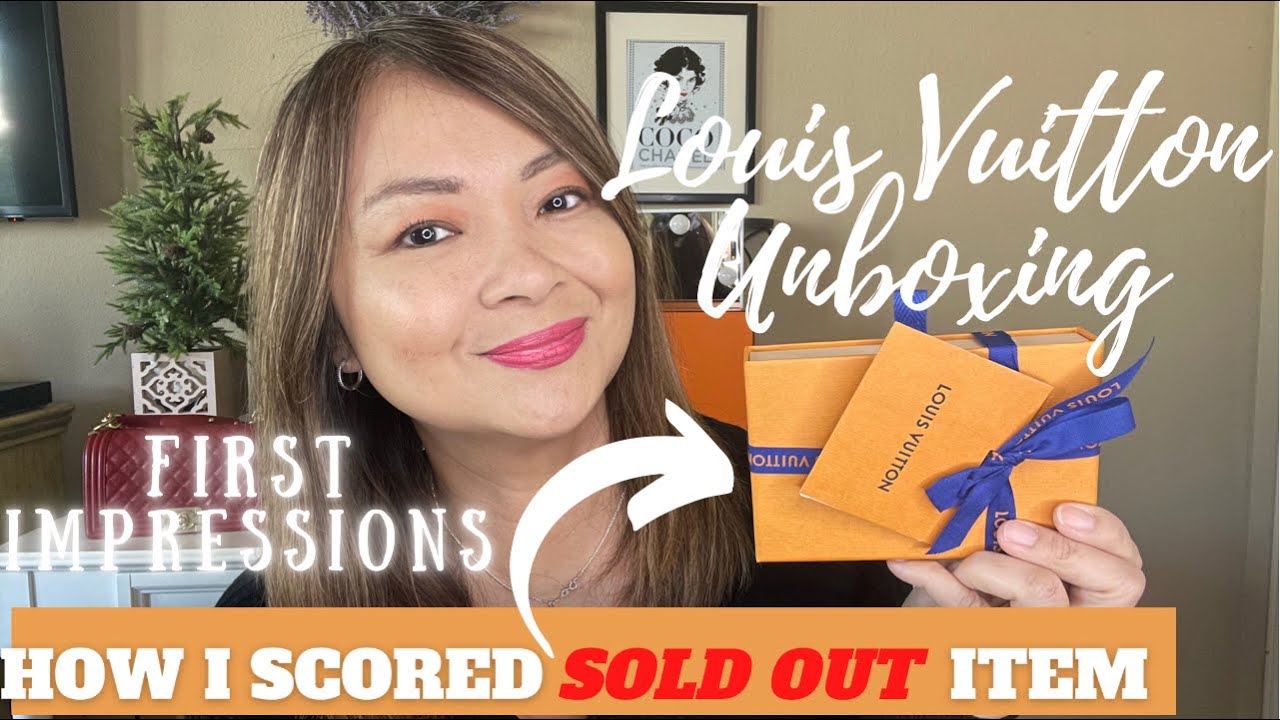 LOUIS VUITTON UNBOXING - reverse monogram cardholder | tips on how to get out of stock items