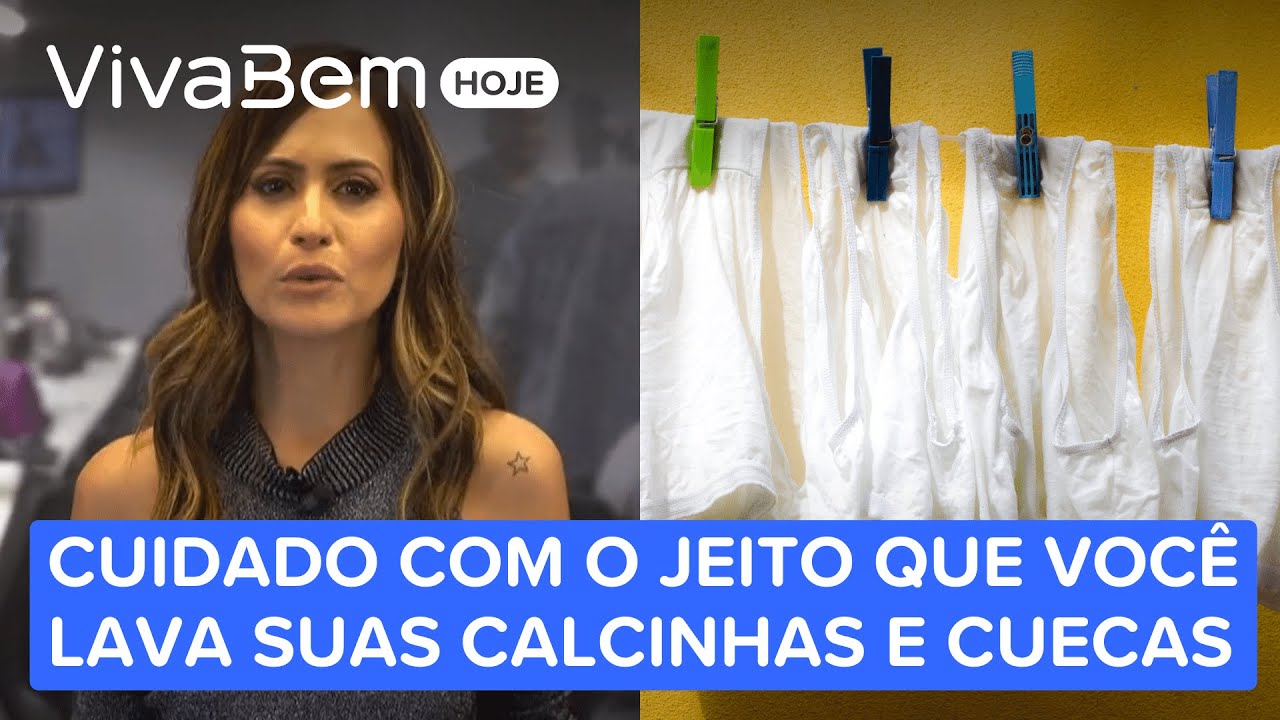 Você pode estar lavando suas calcinhas e cuecas tudo errado