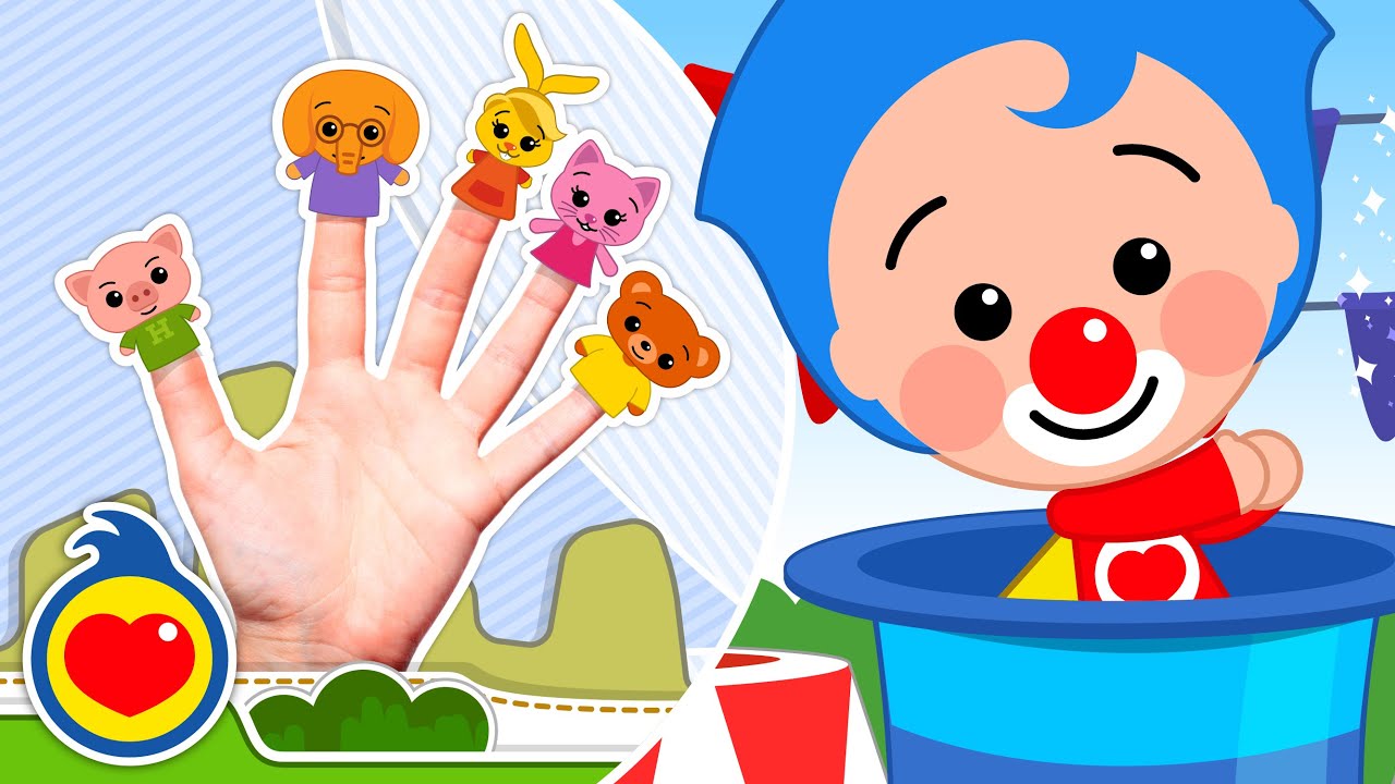 La Familia Dedo de Animalitos - Y Las Mejores Canciones Infantiles  ♫ Plim Plim