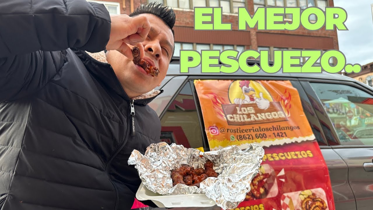 Probando los Mejores Pescuecitos de pollo en Passaic NJ..🇲🇽🐔🇺🇸